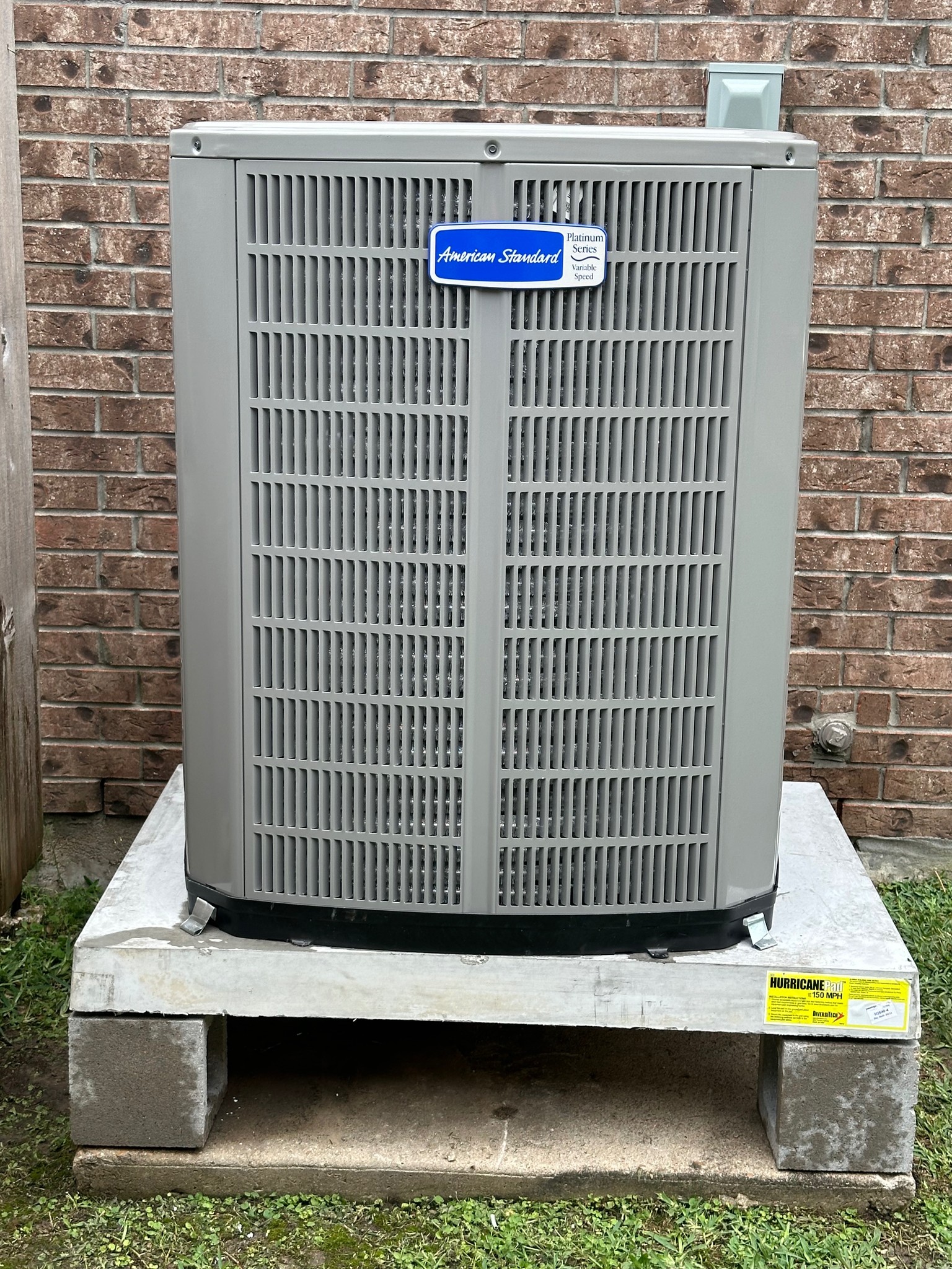 Seamless AC Replacement Installation of American Standard 18 Seer Variable Speed Communicating Gas System in Dickinson Texas