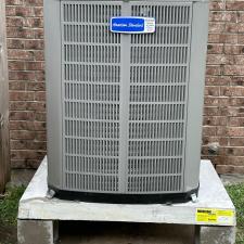 Seamless AC Replacement Installation of American Standard 18 Seer Variable Speed Communicating Gas System in Dickinson Texas